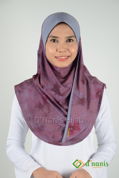 Afiqaa in Dark Orchid