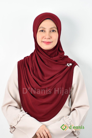 Twist Daisy in Maroon